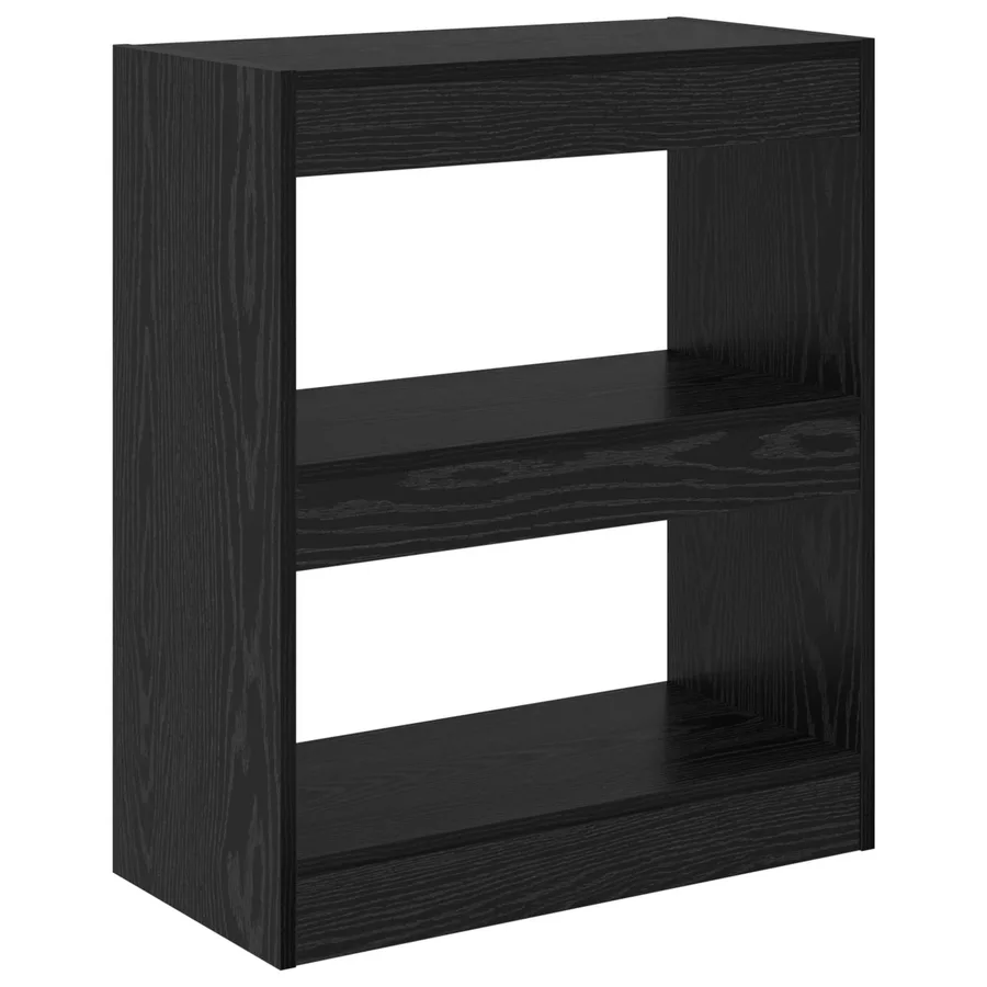 Bibliothèque Chêne noir 60 x 30 x 72 cm Bois d'ingénierie - 2