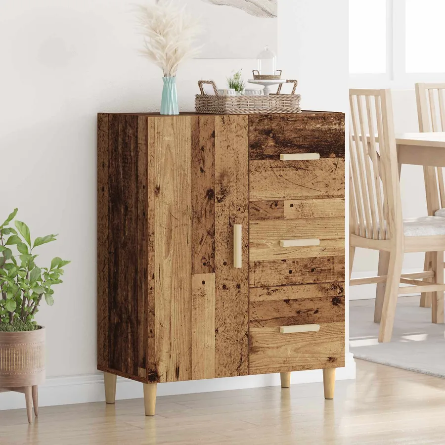 Buffet Bois ancien 34 x 69,5 x 90 cm Bois d'ingénierie