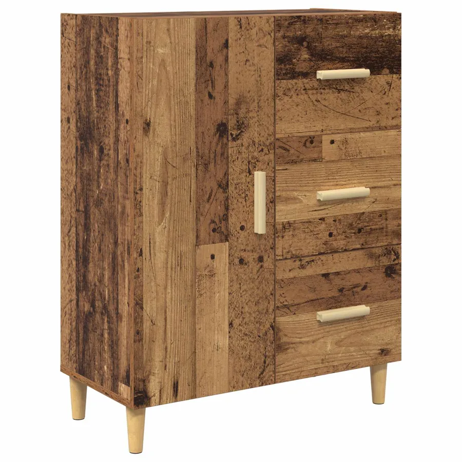 Buffet Bois ancien 34 x 69,5 x 90 cm Bois d'ingénierie - 2