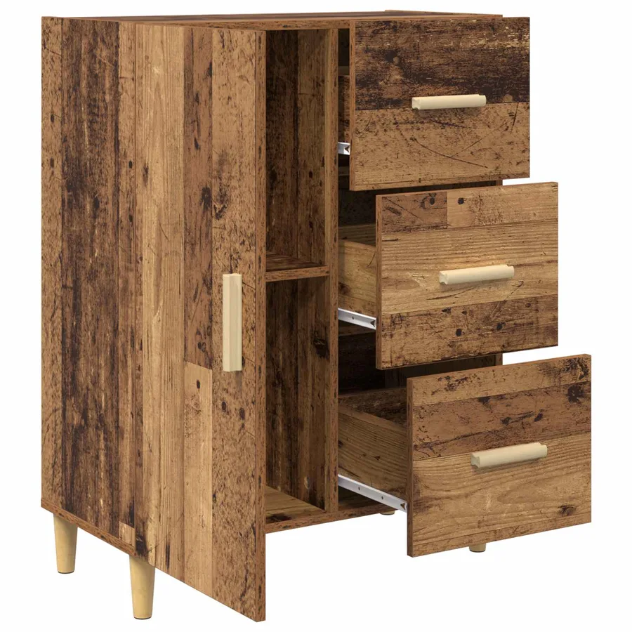 Buffet Bois ancien 34 x 69,5 x 90 cm Bois d'ingénierie - 5