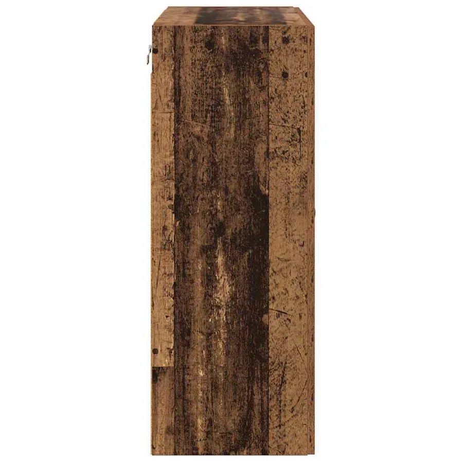 Meuble mural Bois Ancien 69,5 x 34 x 90 cm - 7