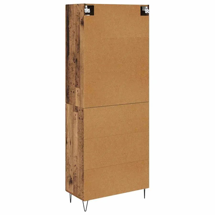Haut Armoire Bois Ancien 69,5 x 34 x 90 cm Bois d'ingénierie - 8