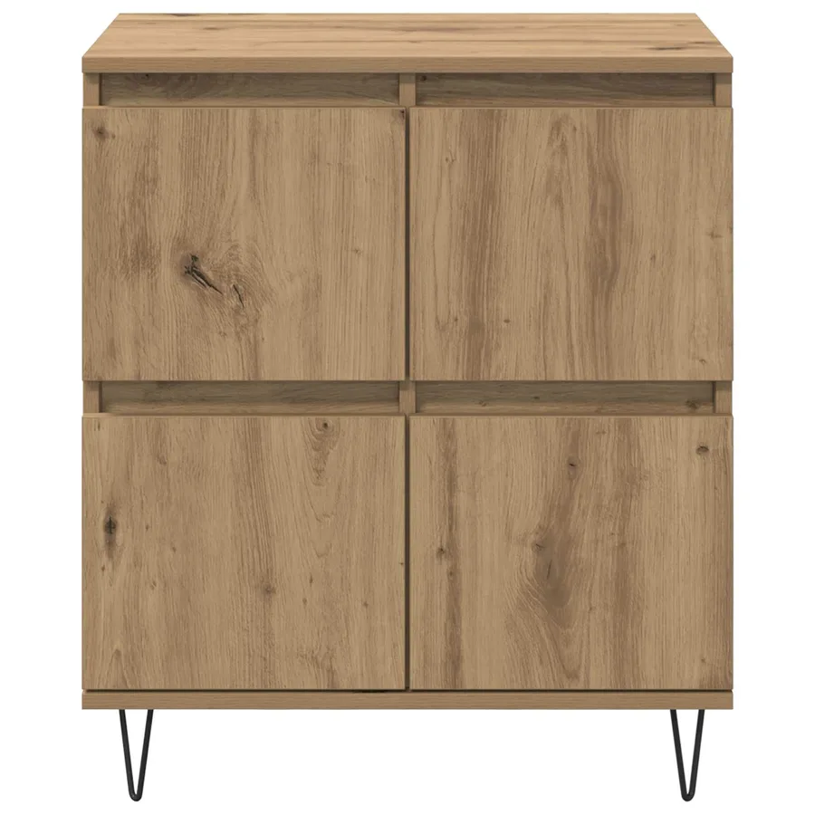 Buffets 2 pcs chêne artisanal - 7
