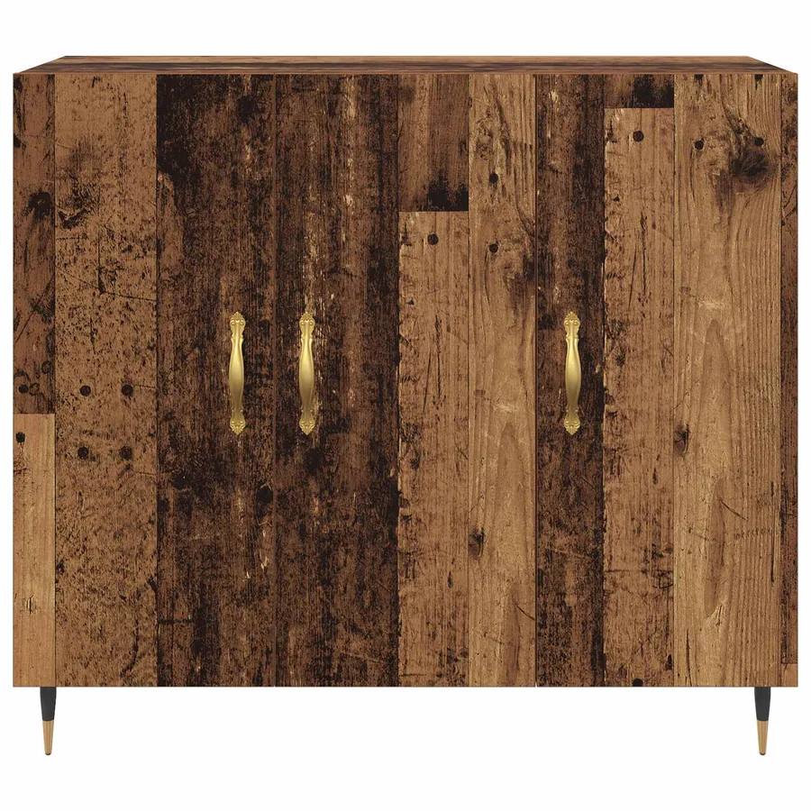 Buffet Bois ancien 90 x 34 x 80 cm Bois d'ingénierie - 6