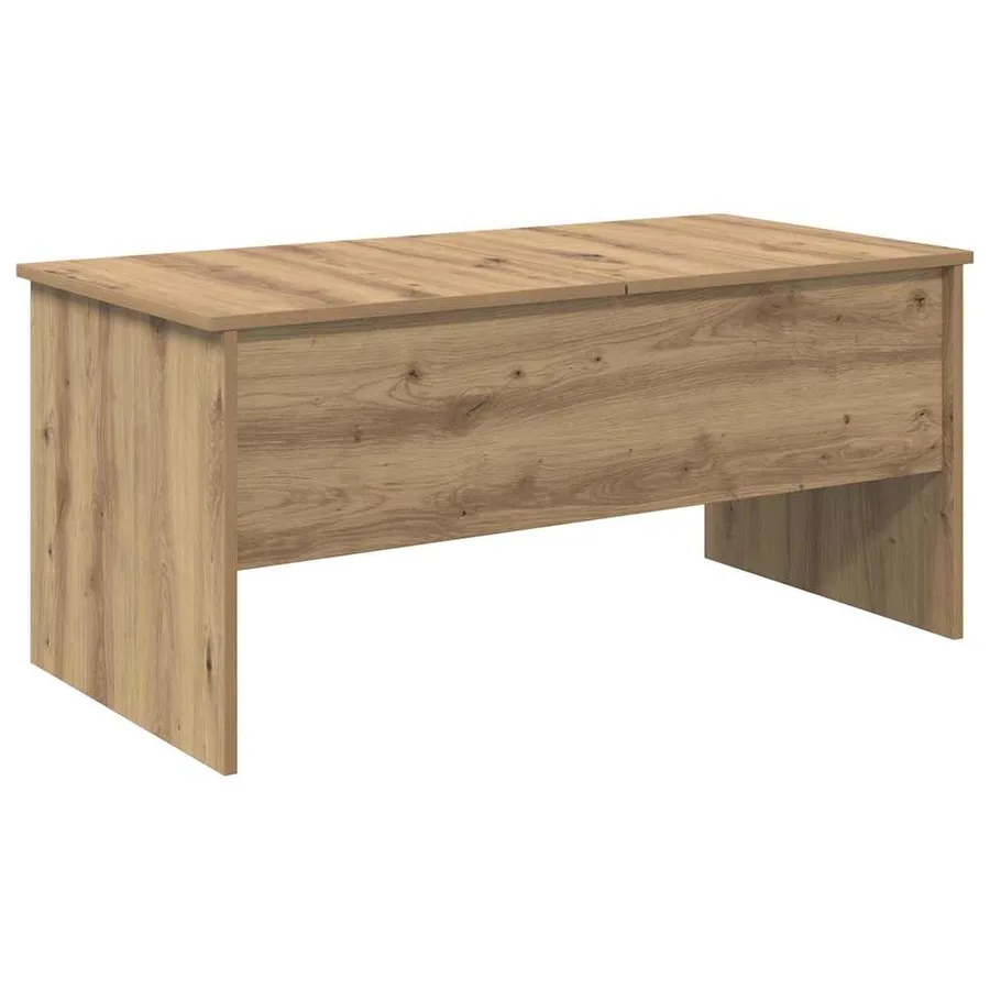 Table basse Chêne artisanal 102 x 50,5 x 46,5 cm - 2