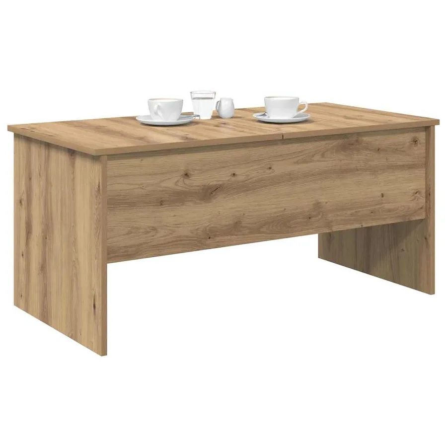 Table basse Chêne artisanal 102 x 50,5 x 46,5 cm - 3