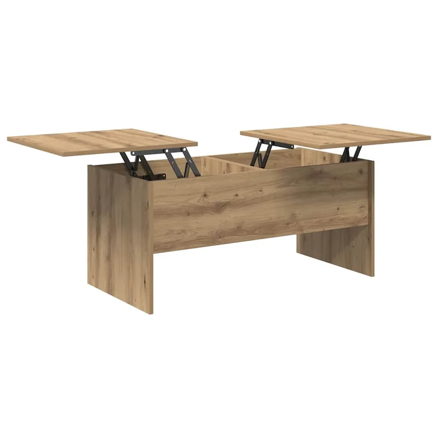 Table basse Chêne artisanal 102 x 50,5 x 46,5 cm - 5