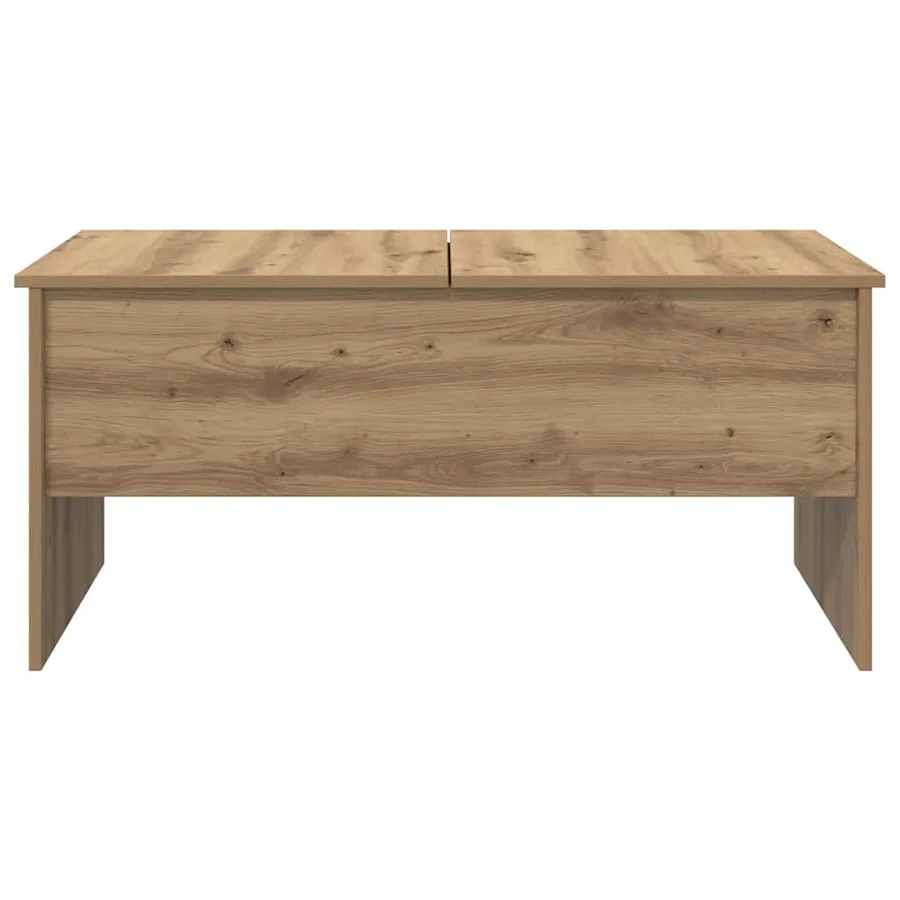 Table basse Chêne artisanal 102 x 50,5 x 46,5 cm - 6