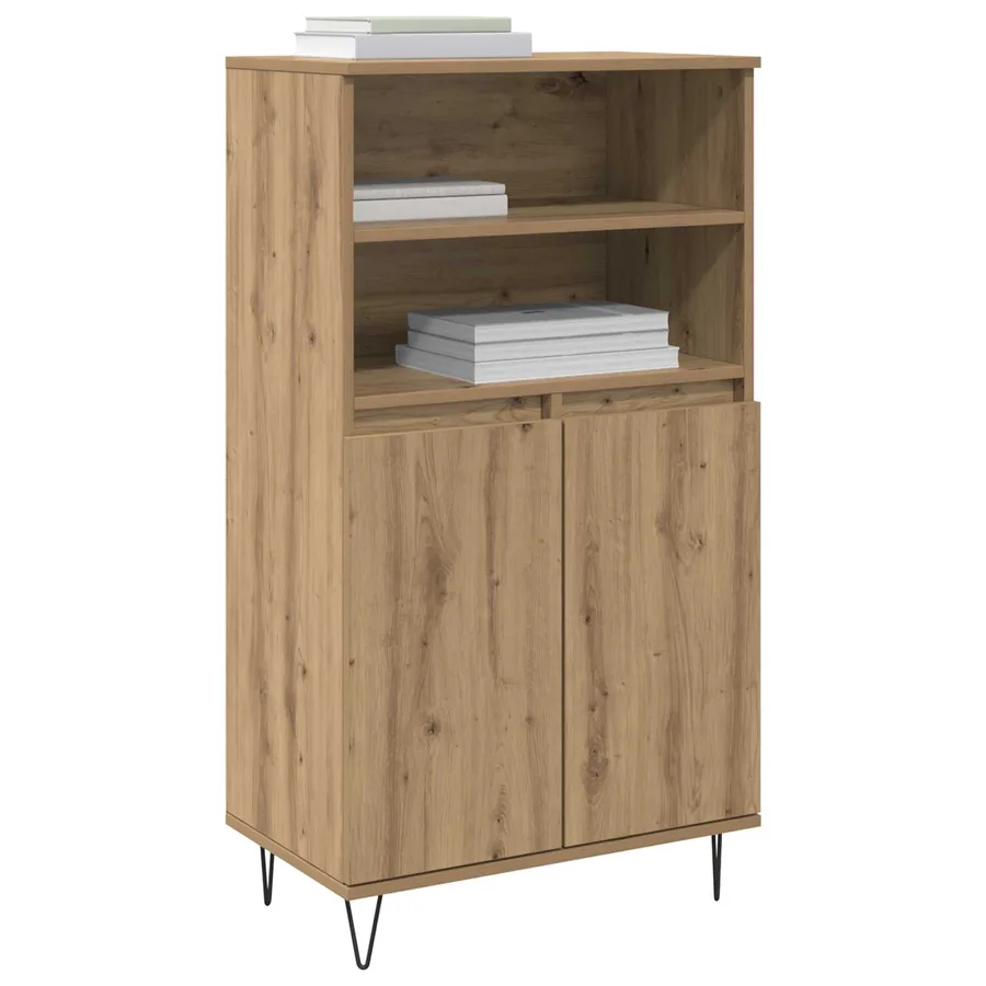 Haut Armoire Marron 60 x 36 x 110 cm Bois d'ingénierie - 3