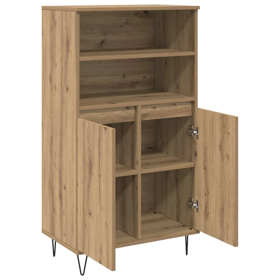Haut Armoire Marron 60 x 36 x 110 cm Bois d'ingénierie - 5