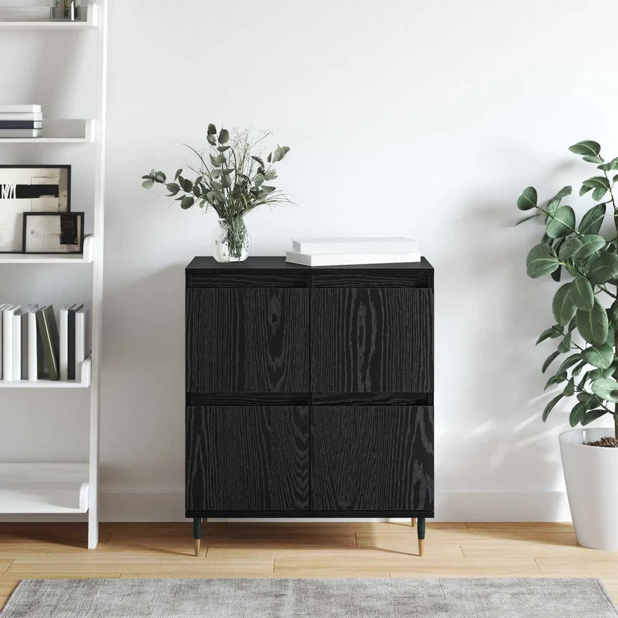 Buffet Chêne noir 60 x 35 x 70 cm - 4