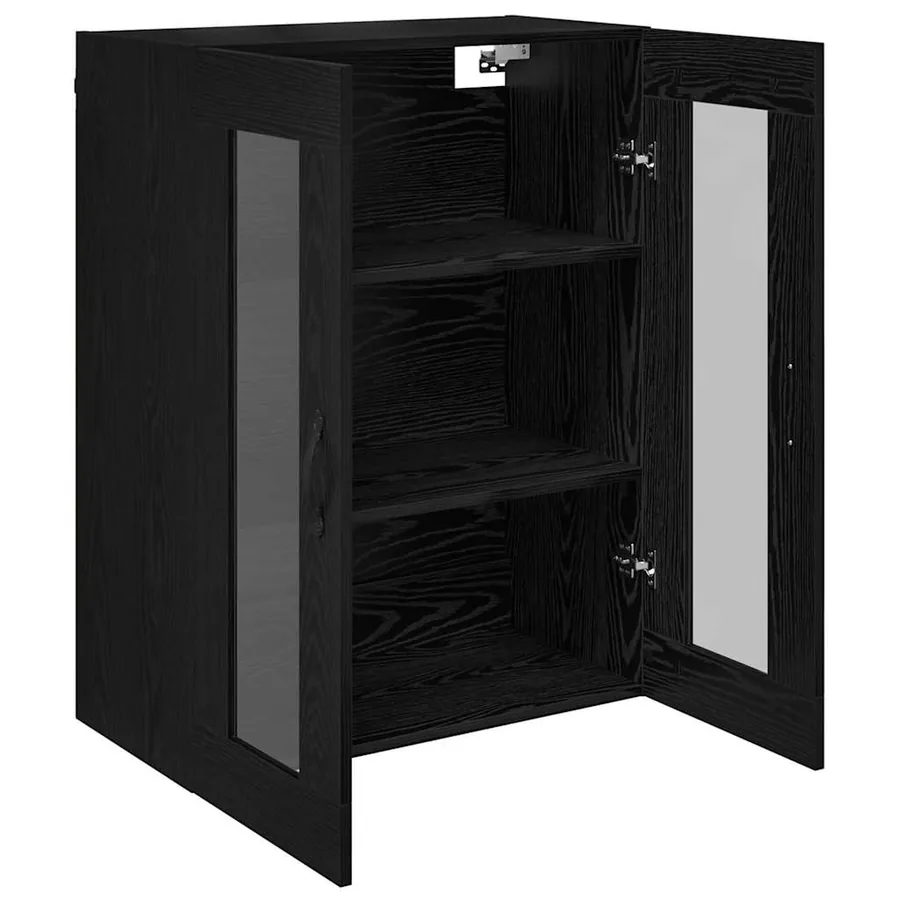 Meuble mural Chêne noir 69,5 x 34 x 90 cm - 5