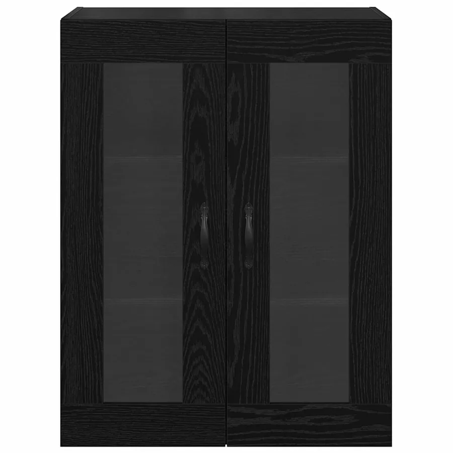 Meuble mural Chêne noir 69,5 x 34 x 90 cm - 6
