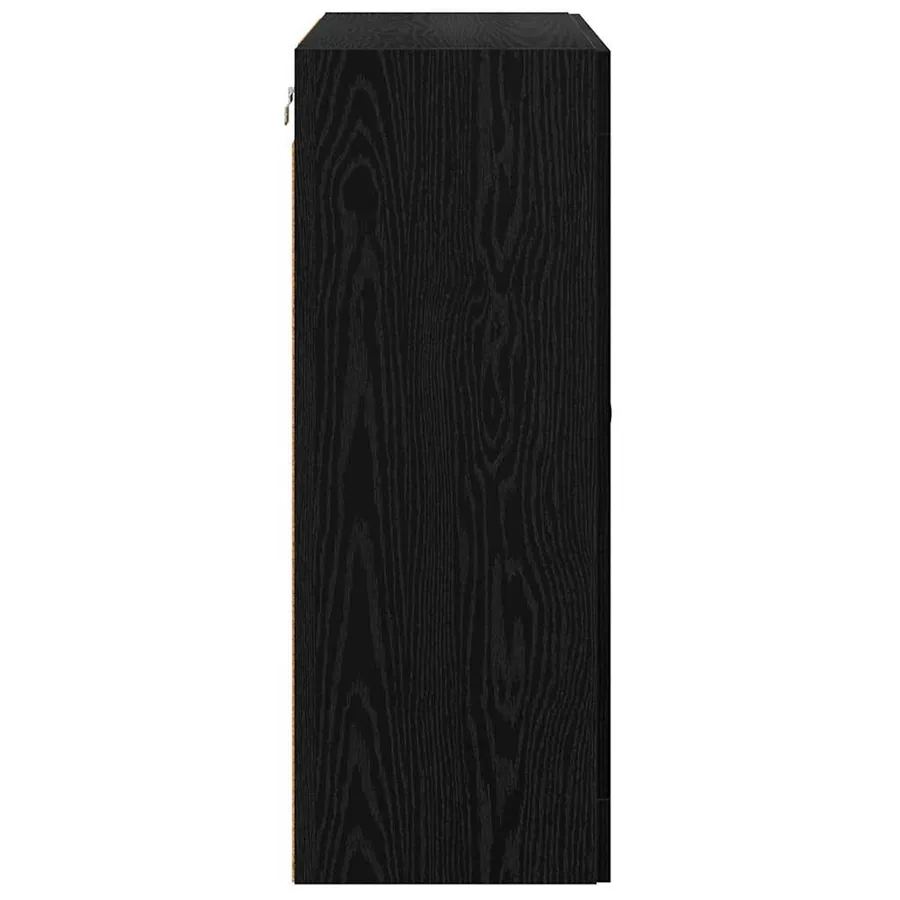 Meuble mural Chêne noir 69,5 x 34 x 90 cm - 7