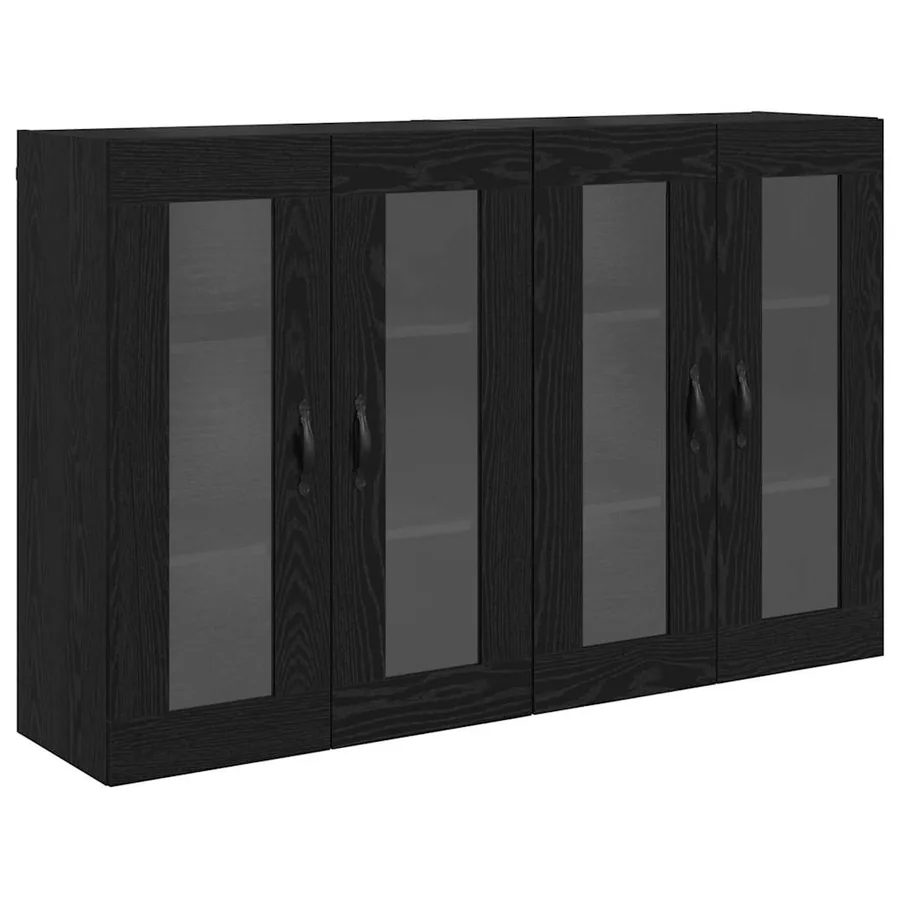 Cabinets muraux 2 pcs Chêne noir 69,5 x 34 x 90 cm - 5