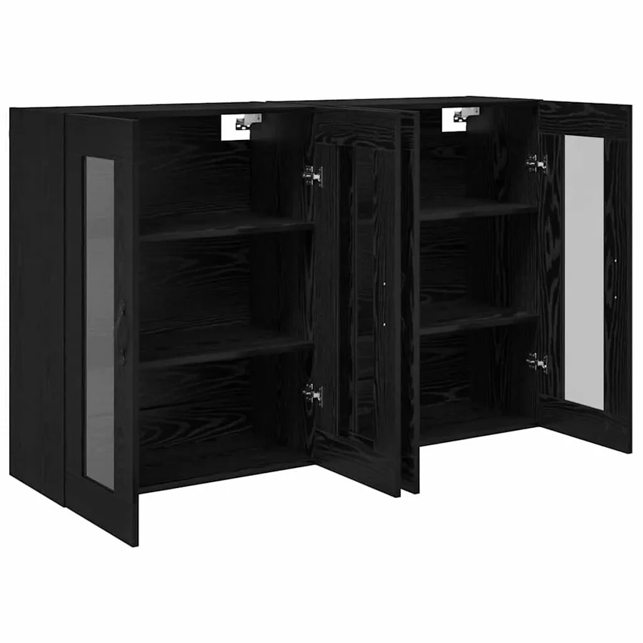 Cabinets muraux 2 pcs Chêne noir 69,5 x 34 x 90 cm - 6