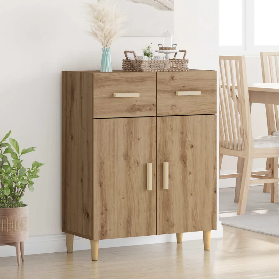 Buffet chêne artisanal 34 x 69,5 x 89 cm Bois d'ingénierie