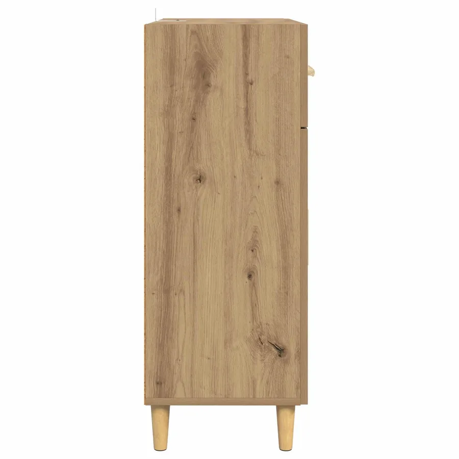 Buffet chêne artisanal 34 x 69,5 x 89 cm Bois d'ingénierie - 7