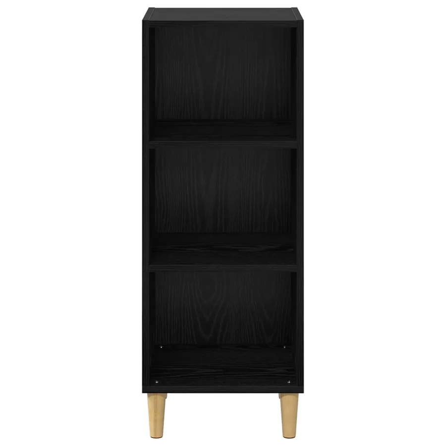 Buffet Chêne noir 34,5 x 32,5 x 90 cm Bois d'ingénierie - 5
