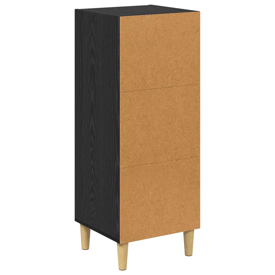 Buffet Chêne noir 34,5 x 32,5 x 90 cm Bois d'ingénierie - 7