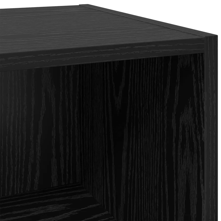 Buffet Chêne noir 34,5 x 32,5 x 90 cm Bois d'ingénierie - 9
