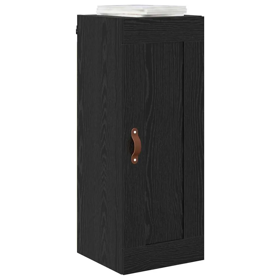 Meuble mural Chêne noir 34,5 x 34 x 90 cm Bois d'ingénierie - 3