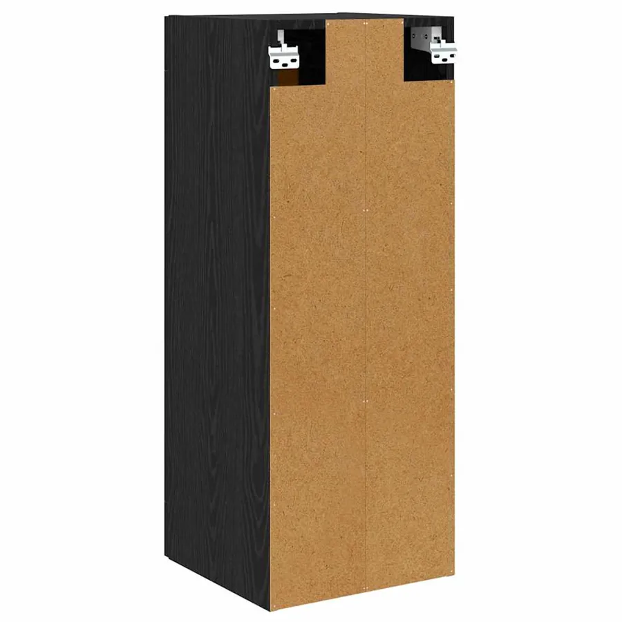 Meuble mural Chêne noir 34,5 x 34 x 90 cm Bois d'ingénierie - 7