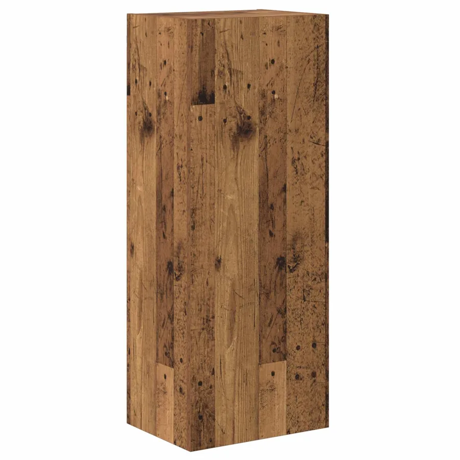 Meuble TV mural Montage mural Bois Ancien 40,5 x 30 x 102 cm - 2