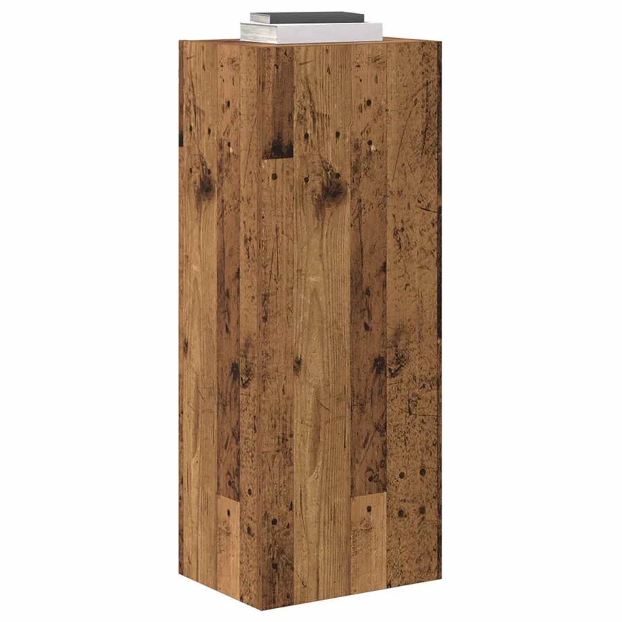 Meuble TV mural Montage mural Bois Ancien 40,5 x 30 x 102 cm - 3