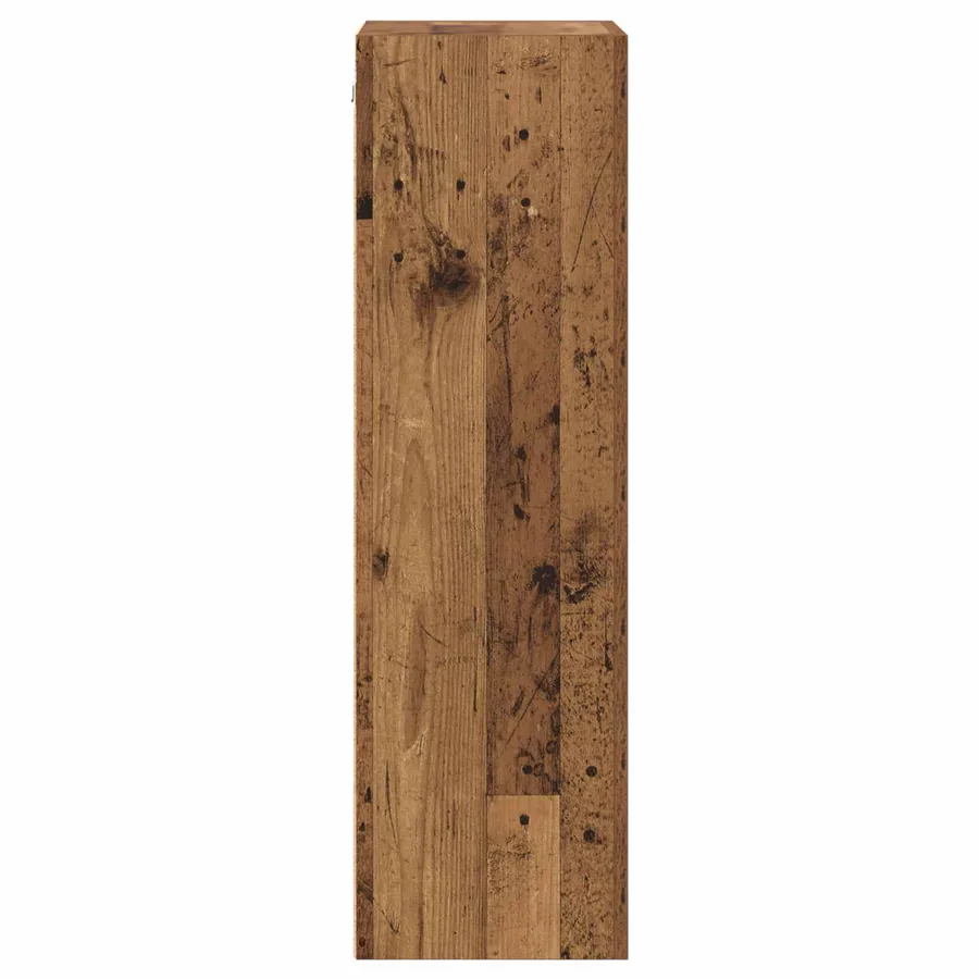 Meuble TV mural Montage mural Bois Ancien 40,5 x 30 x 102 cm - 7