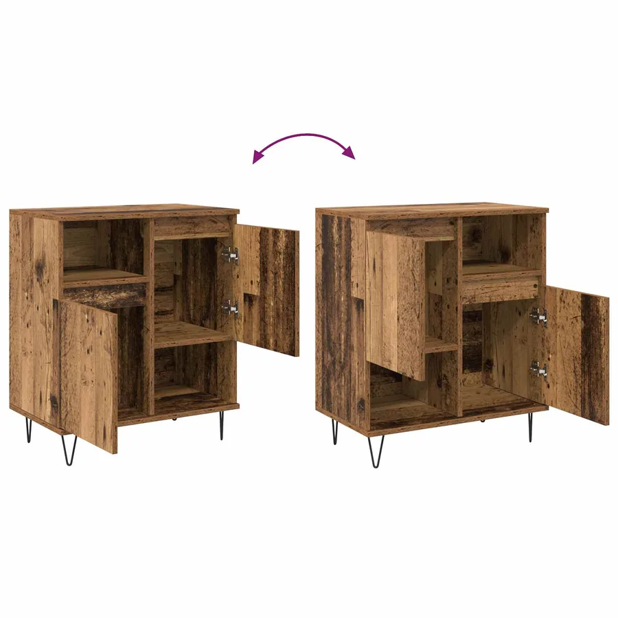 Buffet Bois ancien 60 x 35 x 70 cm - 11