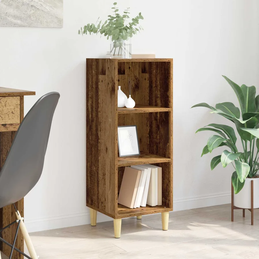 Buffet Bois ancien 34,5 x 32,5 x 90 cm Bois d'ingénierie