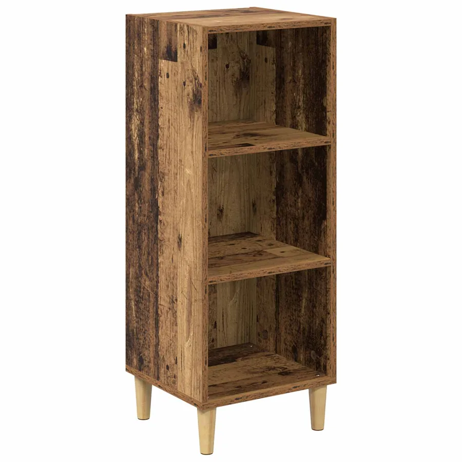 Buffet Bois ancien 34,5 x 32,5 x 90 cm Bois d'ingénierie - 2
