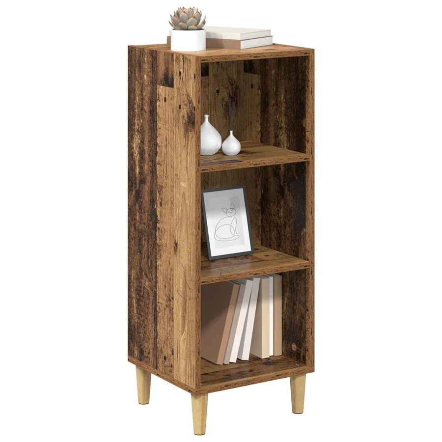 Buffet Bois ancien 34,5 x 32,5 x 90 cm Bois d'ingénierie - 3