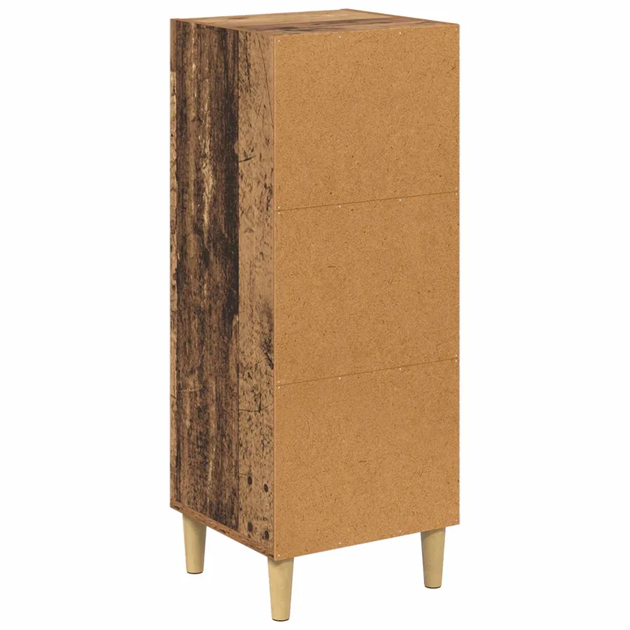 Buffet Bois ancien 34,5 x 32,5 x 90 cm Bois d'ingénierie - 7
