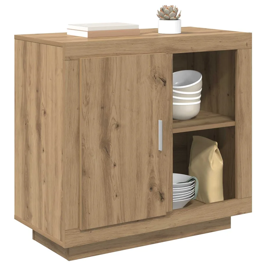 Buffet Chêne artisanal 80 x 40 x 75 cm Bois d'ingénierie - 3