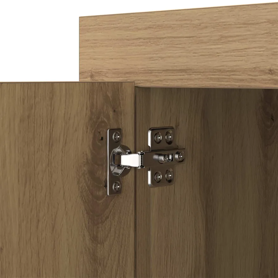 Buffet Chêne artisanal 80 x 40 x 75 cm Bois d'ingénierie - 9