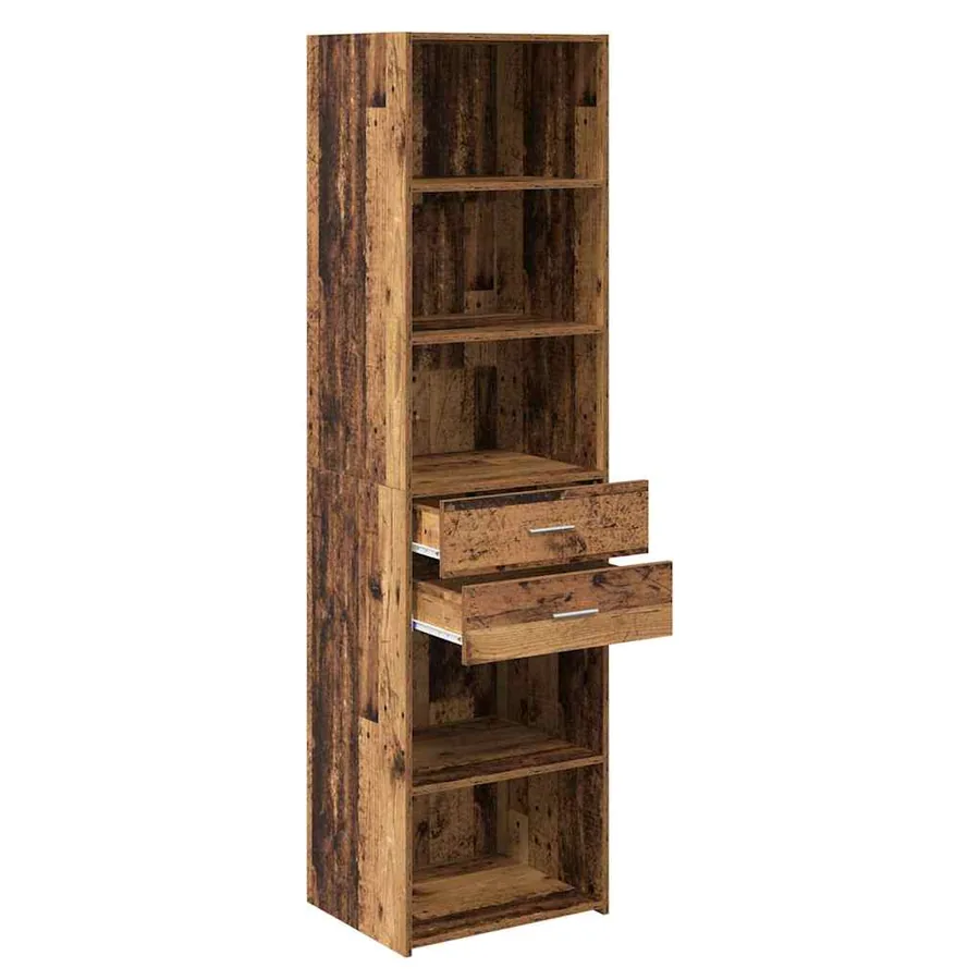 Haut Armoire Bois Ancien 50 x 42,5 x 185 cm Bois d'ingénierie - 5