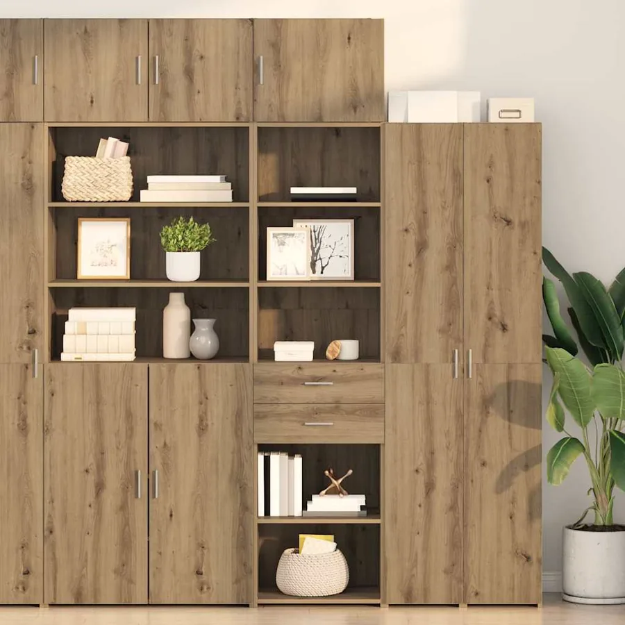 Haut Armoire Chêne artisanal 50 x 42,5 x 225 cm