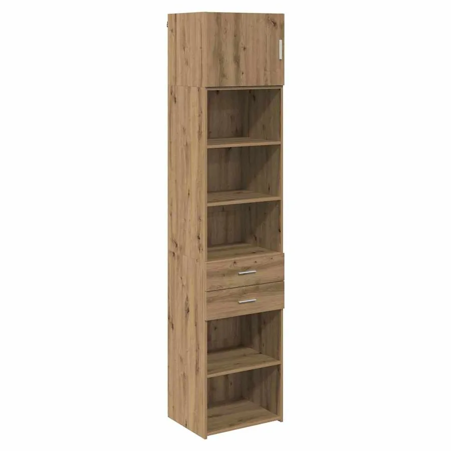 Haut Armoire Chêne artisanal 50 x 42,5 x 225 cm - 2