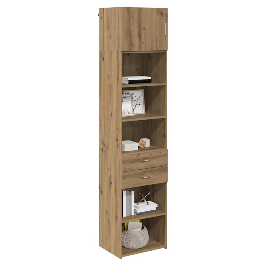 Haut Armoire Chêne artisanal 50 x 42,5 x 225 cm - 3