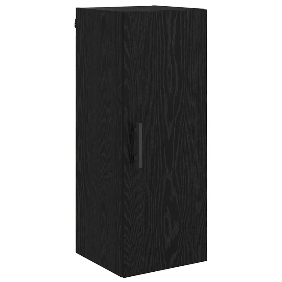 Meuble mural Chêne noir 34,5 x 34 x 90 cm Bois d'ingénierie - 2