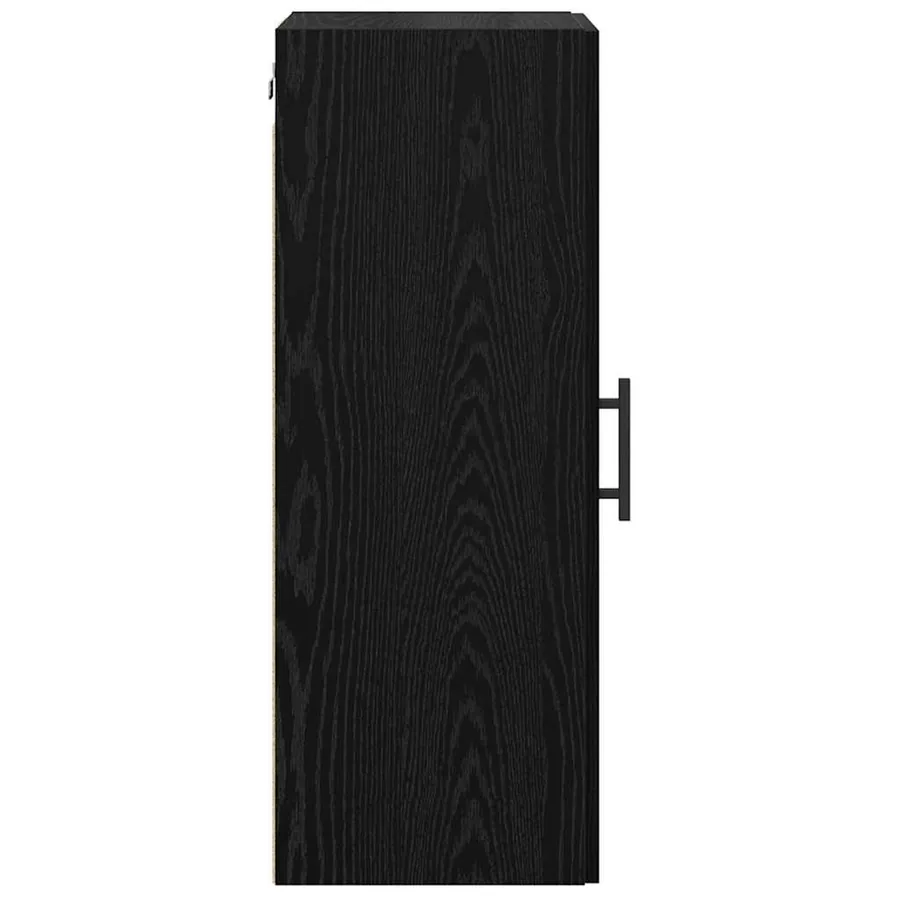 Meuble mural Chêne noir 34,5 x 34 x 90 cm Bois d'ingénierie - 7