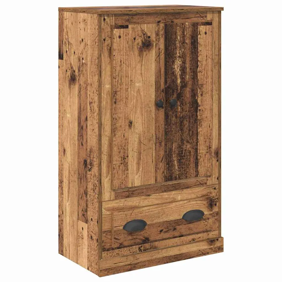 Haut Armoire Bois Ancien 60 x 35,5 x 103,5 cm Bois d'ingénierie - 2