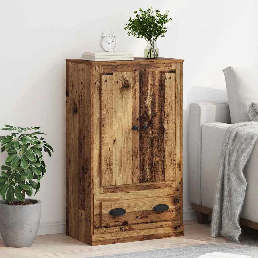 Haut Armoire Bois Ancien 60 x 35,5 x 103,5 cm Bois d'ingénierie - 4