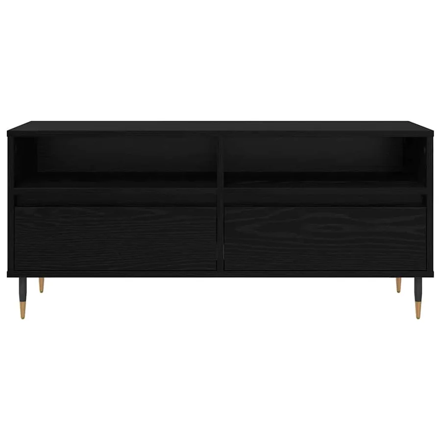Meuble TV avec tiroir Chêne noir 100 x 34,5 x 44,5 cm - 6