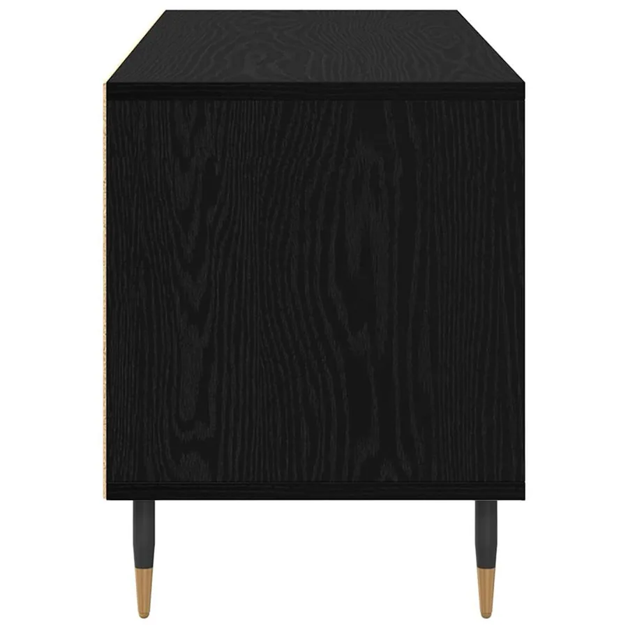 Meuble TV avec tiroir Chêne noir 100 x 34,5 x 44,5 cm - 7
