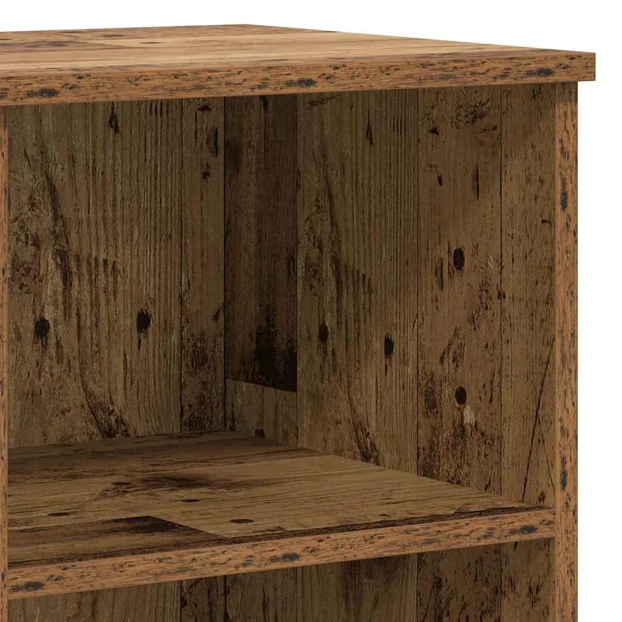 Haut Armoire avec tiroir 3 pcs Bois Ancien Bois d'ingénierie - 14