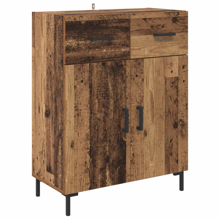Buffet Bois ancien 69,5 x 34 x 90 cm Bois d'ingénierie - 2