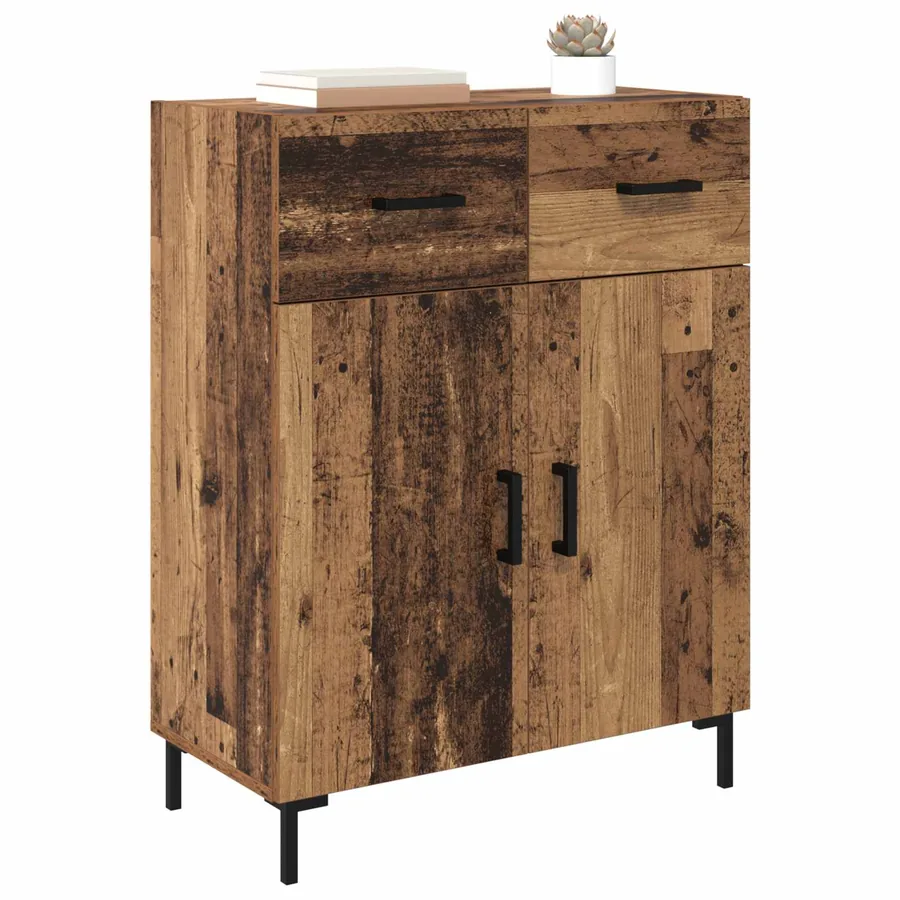 Buffet Bois ancien 69,5 x 34 x 90 cm Bois d'ingénierie - 3